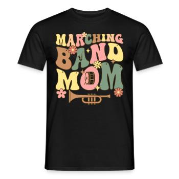 Groovy Saxophon Mom Saxophonistin - Männer T-Shirt - Schwarz - Vorne - AI Model Male 178 light (178cm)