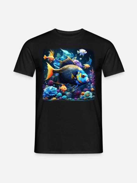 Angelfish - Men's T-Shirt - black
