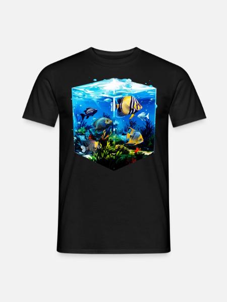 Angelfish - Men's T-Shirt - black