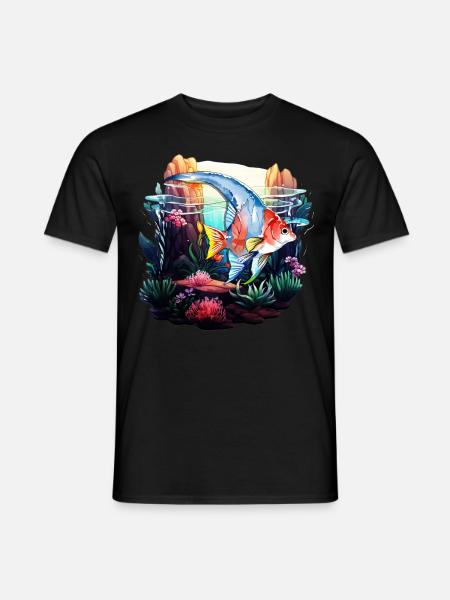 Angelfish - Men's T-Shirt - black