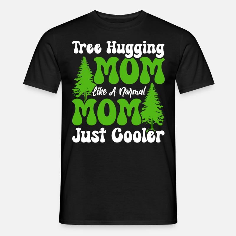 Tree Hugger Mom - Männer T-Shirt - Schwarz