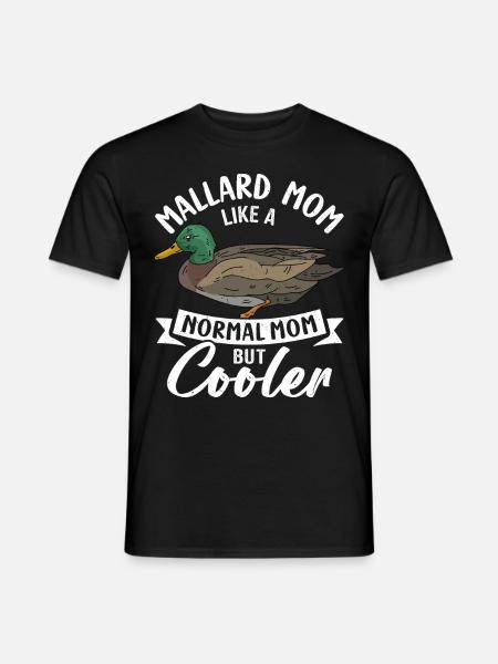 Canard colvert - T-shirt homme - noir