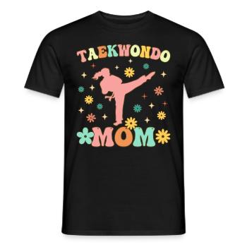 Groovy Karate Female - Men's T-Shirt - black - Front - AI Model Male 178 light (178cm)