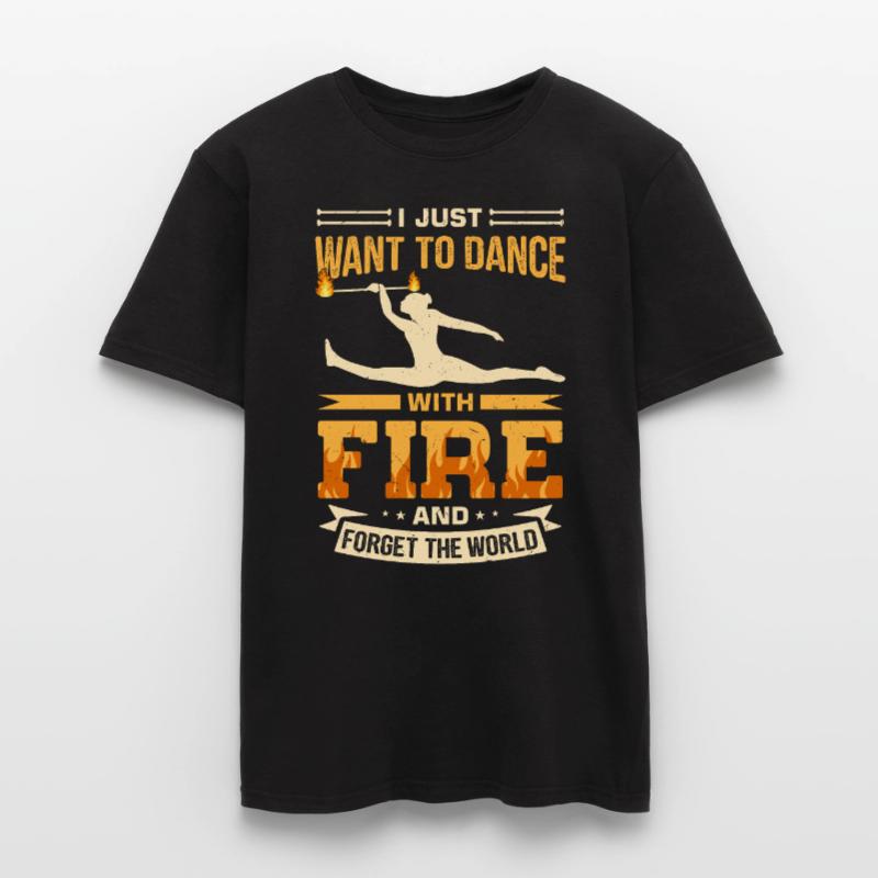 Bâton de feu Danse du feu Danseur de feu Danseur de feu T-shirt homme