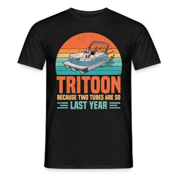 Capitaine Tritoon - T-shirt homme - noir - Devant - AI Model Male 178 light (178cm)