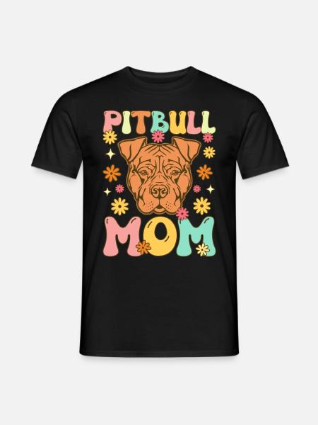 Groovy Dog Lover - Men's T-Shirt - black