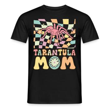 Groovy Weibchen Tarantula Lover Spinne - Männer T-Shirt - Schwarz - Vorne - AI Model Male 178 light (178cm)
