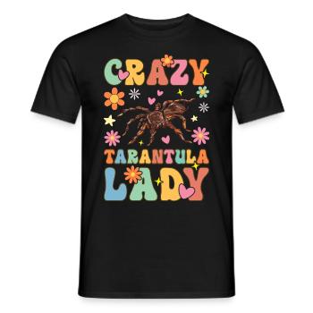 Groovy Weibchen Tarantula Lover Spinne - Männer T-Shirt - Schwarz - Vorne - AI Model Male 178 light (178cm)