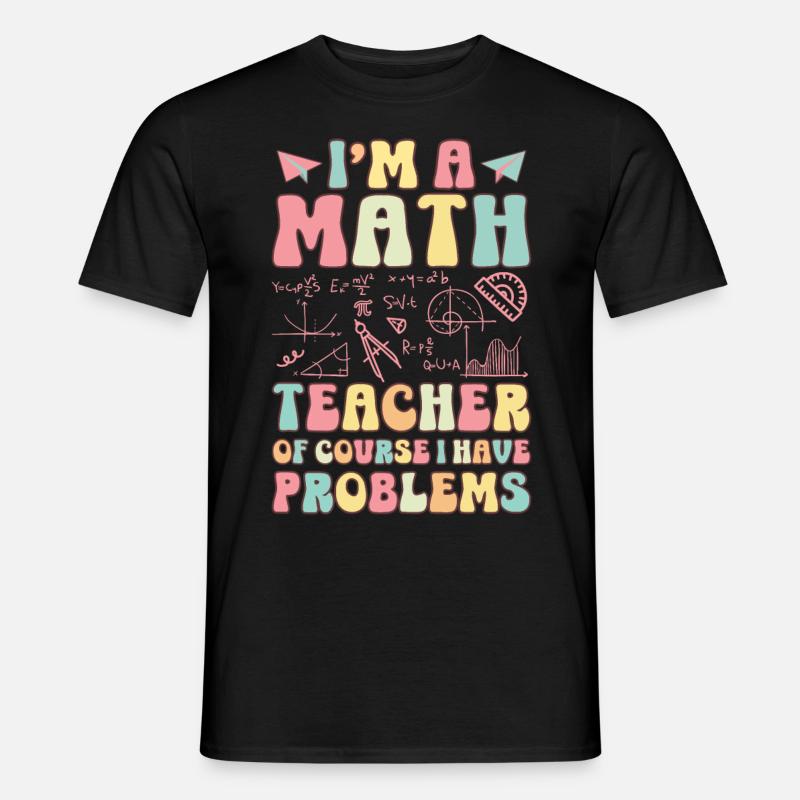 Groovy Schullehrerin - Männer T-Shirt - Schwarz