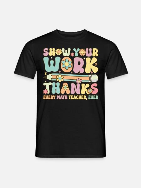 Groovy School Teacher - Men's T-Shirt - black