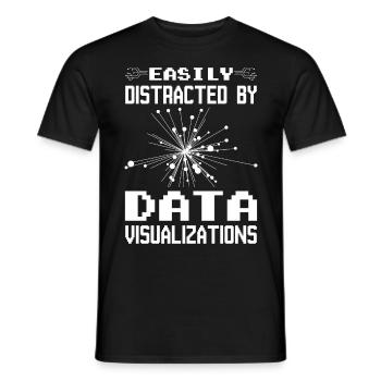 Machine Learning Algorithmen KI Datenanalyst - Männer T-Shirt - Schwarz - Vorne - AI Model Male 178 light (178cm)