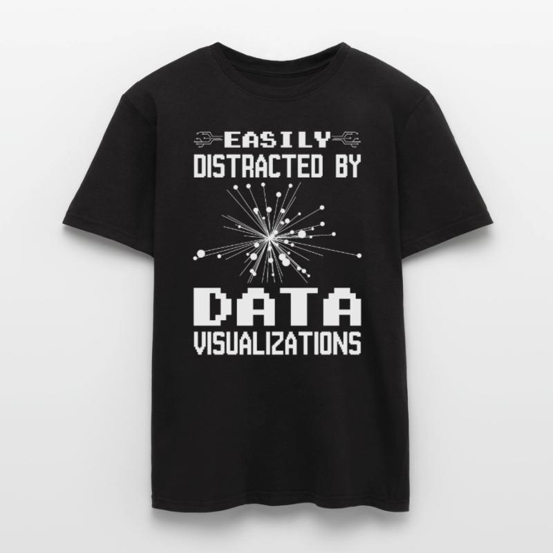 Machine Learning Algorithms AI Data Analyst Men's T-shirt
