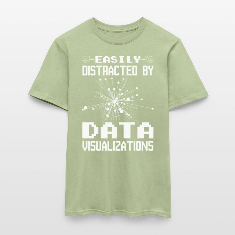 Machine Learning Algorithms AI Data Analyst Men's T-Shirt