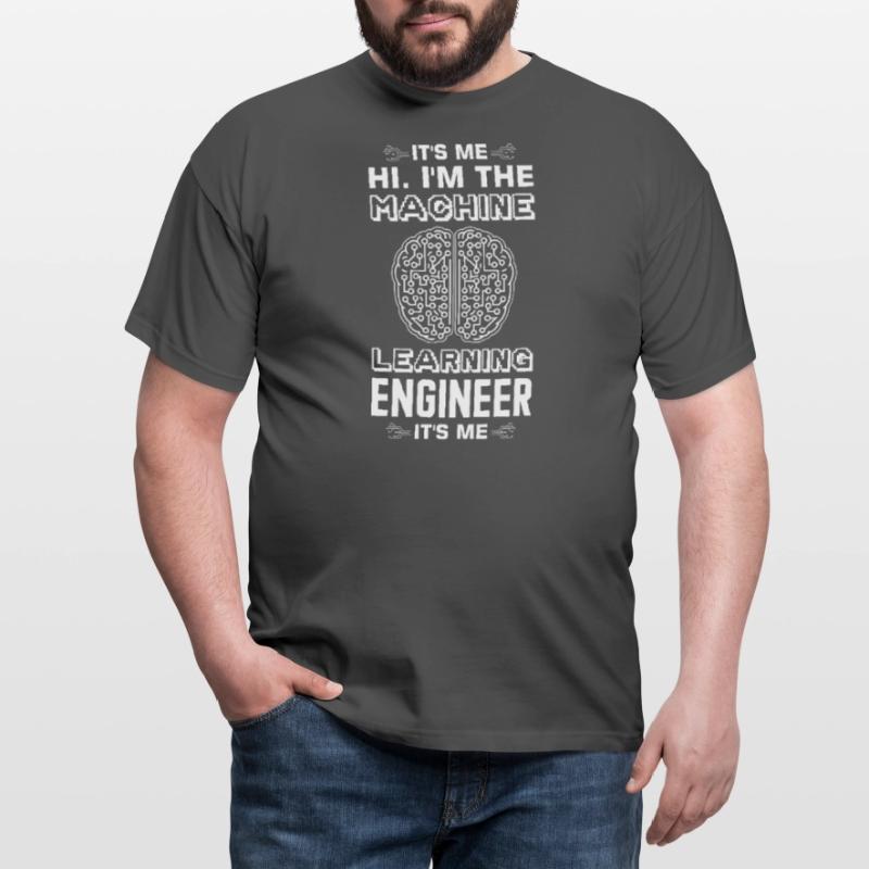 Machine Learning Algorithmen KI Datenanalyst Männer T-Shirt