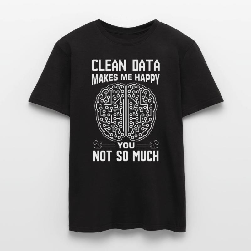 Machine Learning Algorithms AI Data Analyst Men's T-Shirt