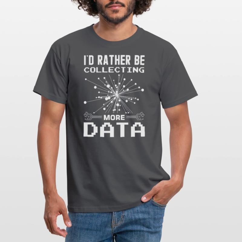 Machine Learning Algorithmen KI Datenanalyst Männer T-Shirt