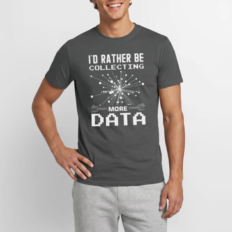 Machine Learning Algorithmen KI Datenanalyst Männer T-Shirt