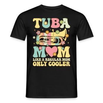 Joueurs de tuba groovy - T-shirt homme - noir - Devant - AI Model Male 178 light (178cm)