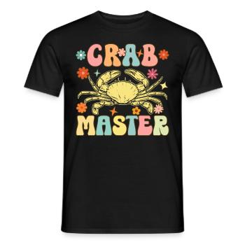 Groovy Crab Lovers Amateurs de fruits de mer - T-shirt homme - noir - Devant - AI Model Male 178 light (178cm)