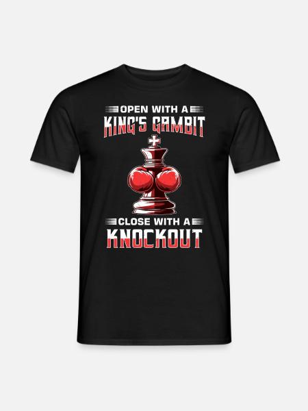 Boxe d’échecs - T-shirt homme - noir