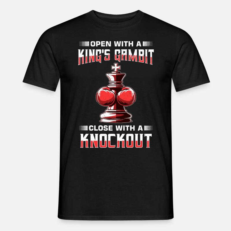 Boxe d’échecs - T-shirt homme - noir