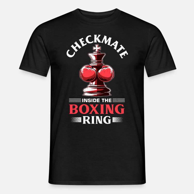 Schachboxen - Männer T-Shirt - Schwarz