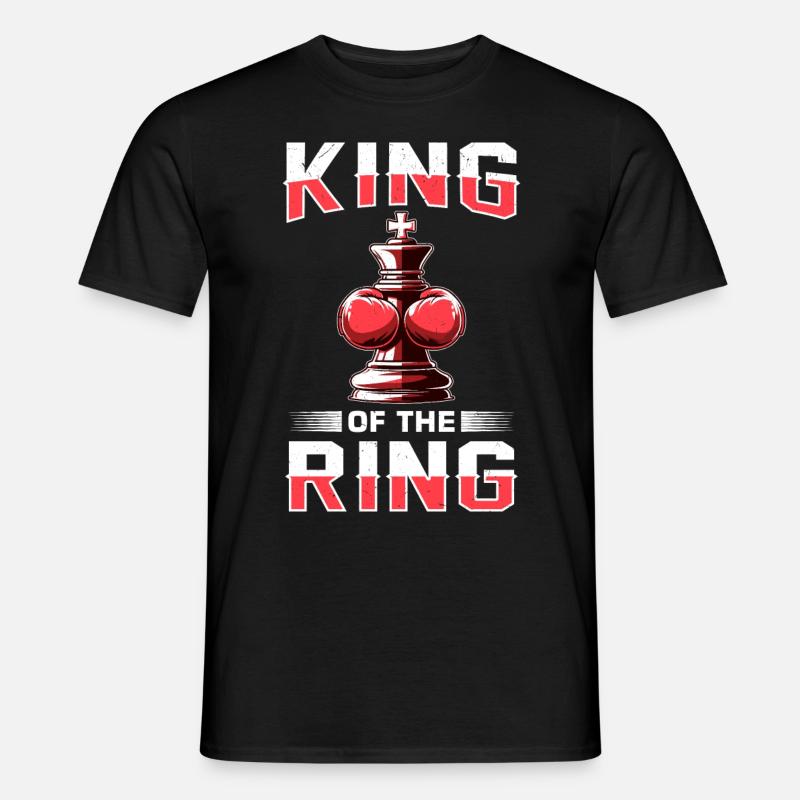 Schachboxen - Männer T-Shirt - Schwarz