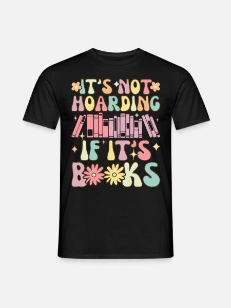 Groovy Book Reader - Men's T-Shirt - black