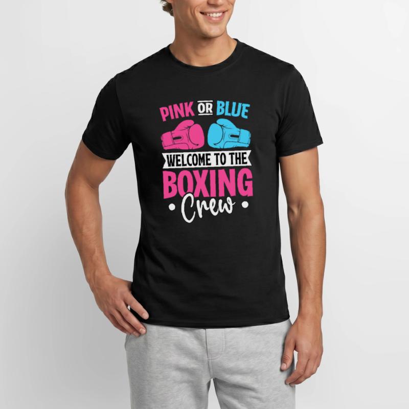 Pink oder Blau, willkommen in der Boxcrew Männer T-Shirt