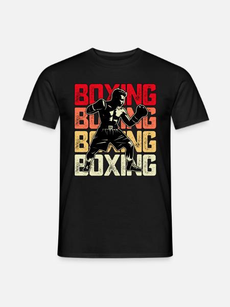 Boxe - T-shirt homme - noir