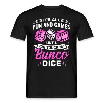 Bunco - Men's T-Shirt - black - Front - AI Model Male 178 light (178cm)