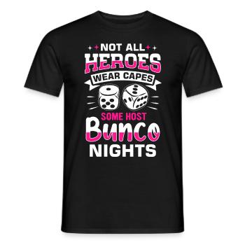 Bunco - Men's T-Shirt - black - Front - AI Model Male 178 light (178cm)