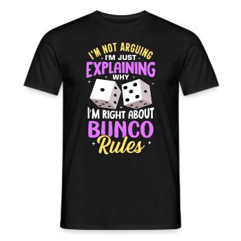 Bunco - Men's T-Shirt - black - Front - AI Model Male 178 light (178cm)