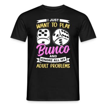 Bunco - Men's T-Shirt - black - Front - AI Model Male 178 light (178cm)