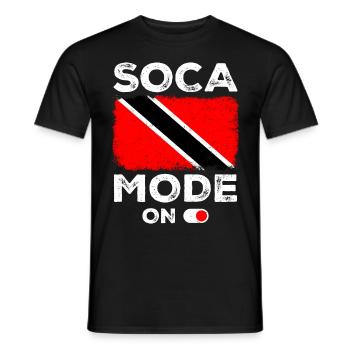 Soca Dance Trinidad Tobago - Men's T-Shirt - black - Front - AI Model Male 178 light (178cm)