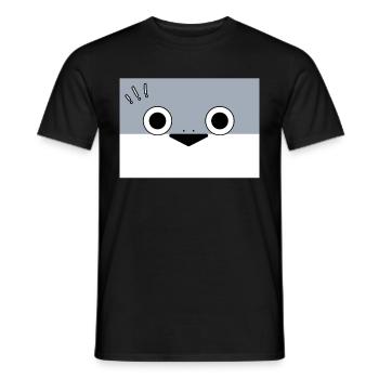 Sacambaspis Ancient Fish Meme Caution - Men's T-Shirt - black - Front - AI Model Male 178 light (178cm)