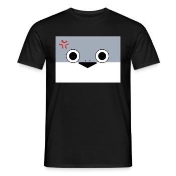 Sacambaspi's Ancient Fish Meme Upset - Men's T-Shirt - black - Front - AI Model Male 178 light (178cm)
