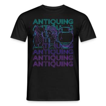 Antiques Antique Collectors Antiques Junk - Men's T-Shirt - black - Front - AI Model Male 178 light (178cm)