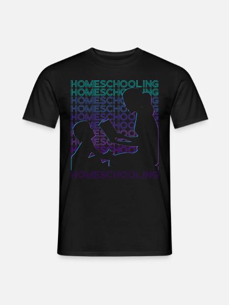 Homeschooling Homeschool Retro - Men's T-Shirt - black