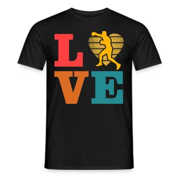 Boxen - Männer T-Shirt - Schwarz - Vorne - AI Model Male 178 light (178cm)