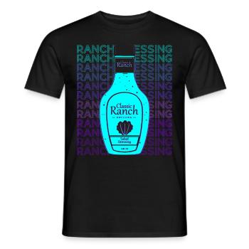 Ranch Dressing Salad Dressing Seasoning Sauce Retro Sauce - Men's T-Shirt - black - Front - AI Model Male 178 light (178cm)