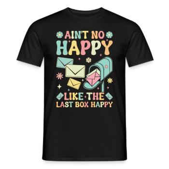Postal Service Postal Worker Postman The Last Bo - Men's T-Shirt - black - Front - AI Model Male 178 light (178cm)