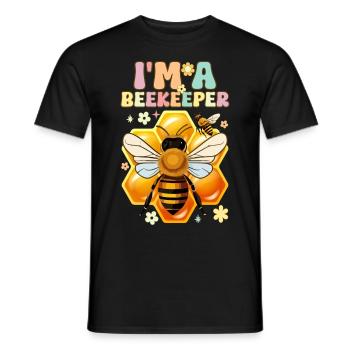 Je suis apiculteur apiculteur - T-shirt homme - noir - Devant - AI Model Male 178 light (178cm)