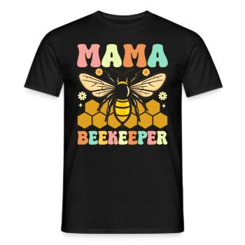 Maman Apiculteur Apiculteur Maman Apiculture - T-shirt homme - noir - Devant - AI Model Male 178 light (178cm)