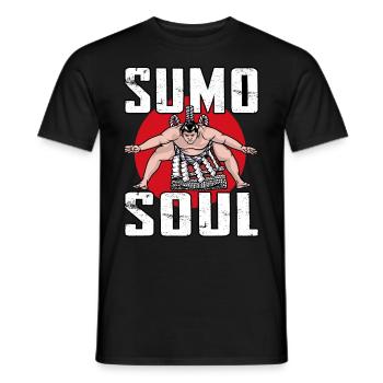 Sumo Soul - Men's T-Shirt - black - Front - AI Model Male 178 light (178cm)