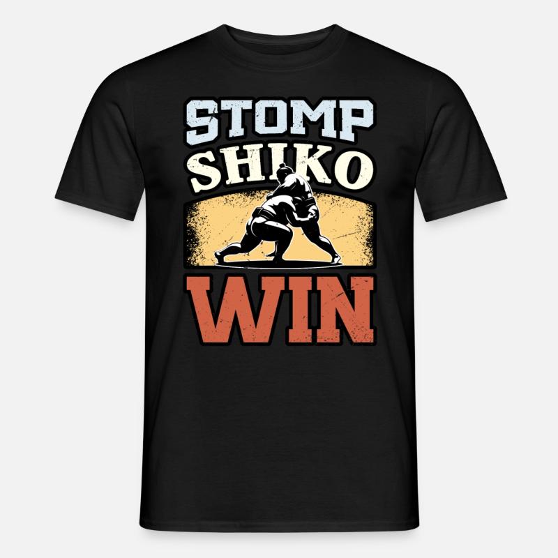 Stomp Shiko Win - Männer T-Shirt - Schwarz