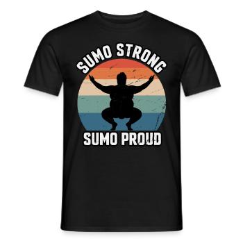 Sumo fort Sumo Fier - T-shirt homme - noir - Devant - AI Model Male 178 light (178cm)