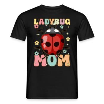 Groovy Entomologie Mama Entomologe Käferliebhaber - Männer T-Shirt - Schwarz - Vorne - AI Model Male 178 light (178cm)