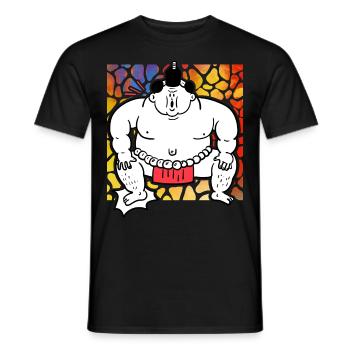 Sumo - T-shirt homme - noir - Devant - AI Model Male 178 light (178cm)