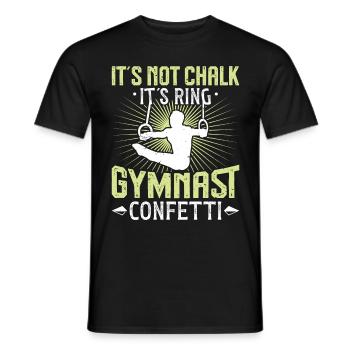 Ring Gymnastics Gymnastics - Men's T-Shirt - black - Front - AI Model Male 178 light (178cm)